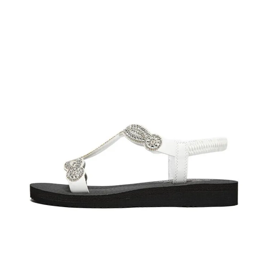 Skechers CALI One Strap Sandals Women's White