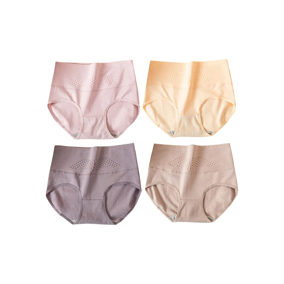 Lanza Камея Коричневый+Бежевый Верблюжий+Светло-Розовый+Кожа Женские Трусики-Бикини