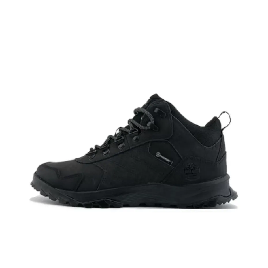 Timberland Greenstride Motion Anti Slip Wear Resistant Mid Top Hiking Shoes Women's Black