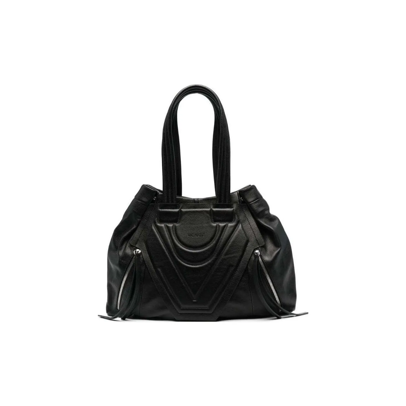 Vic Matie Embossed logo Shoulder Bag
