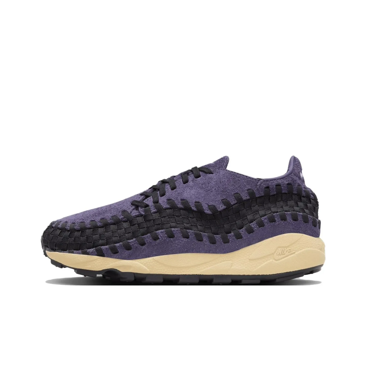 Nike Air Footscape Slip Resistant Abrasion Resistant Низкий Топ Повседневная обувь Женская Фиолетовая