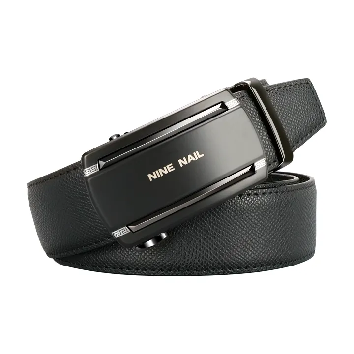 NINE NAIL Nine Секция Stud Классический Ремни из коровьей кожи Мужской Ширина 3,5 см