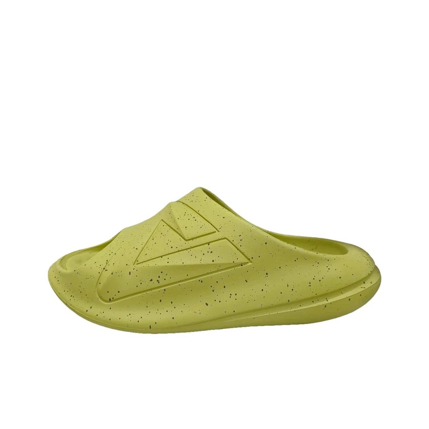 PEAK Very Small Fat Drag Slide Slippers Men's Green Polka Dot