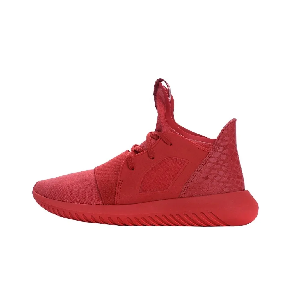 Adidas Originals Tubular Defiant Non slip Lightweight Mid Top Casual Shoes Men's Red