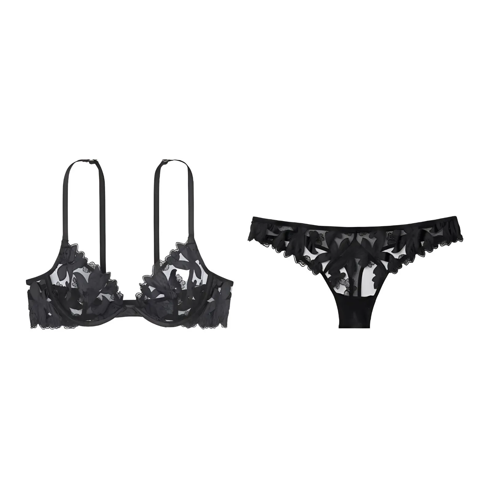 Victoria's Secret Комплект нижнего белья для женщин черный