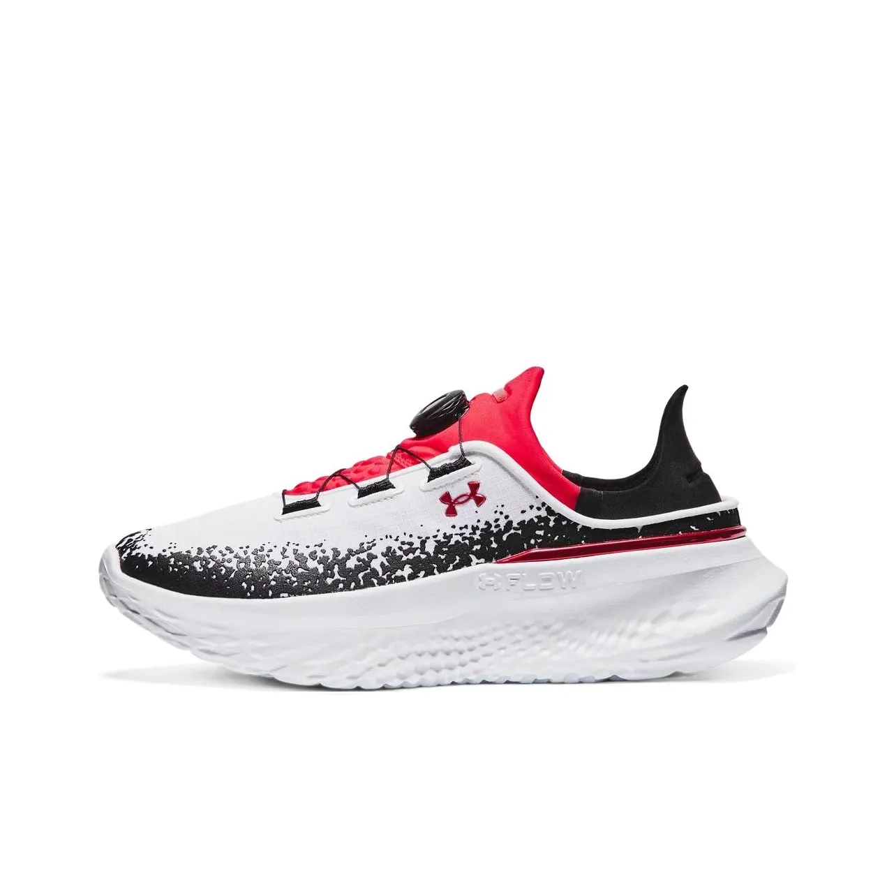 Under Armour SlipSpeed Non slip Support Low Top Casual Running Shoes Unisex White Red