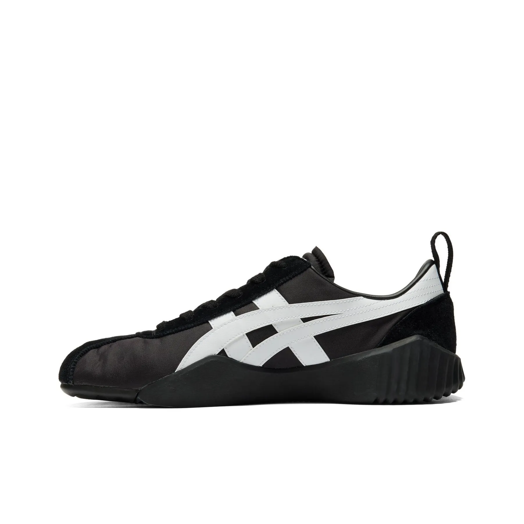 Onitsuka Tiger Acromount Slip-resistant Abrasion-resistant Low Top Casual Unisex Black White Onitsuka Tiger Acromount Slip-resistant Abrasion-resistant Низкий Топ Повседневный Унисекс Черный Белый