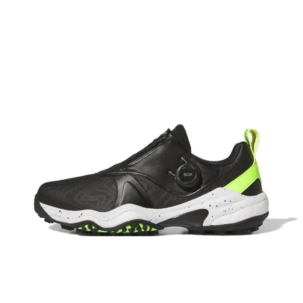 Adidas Wear resistant And Waterproof Low Top Golf Shoes Men's Black White