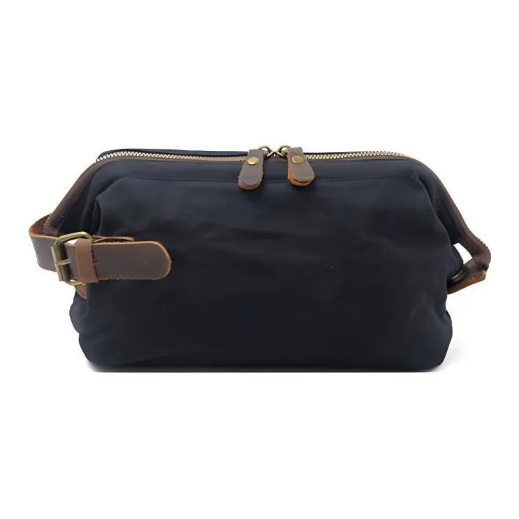 TTaG.baG Корова Кожа Холст Сумка Туалетная Сумка Стандартная Унисекс Черный Темно-Серый Хаки Армейский Зеленый