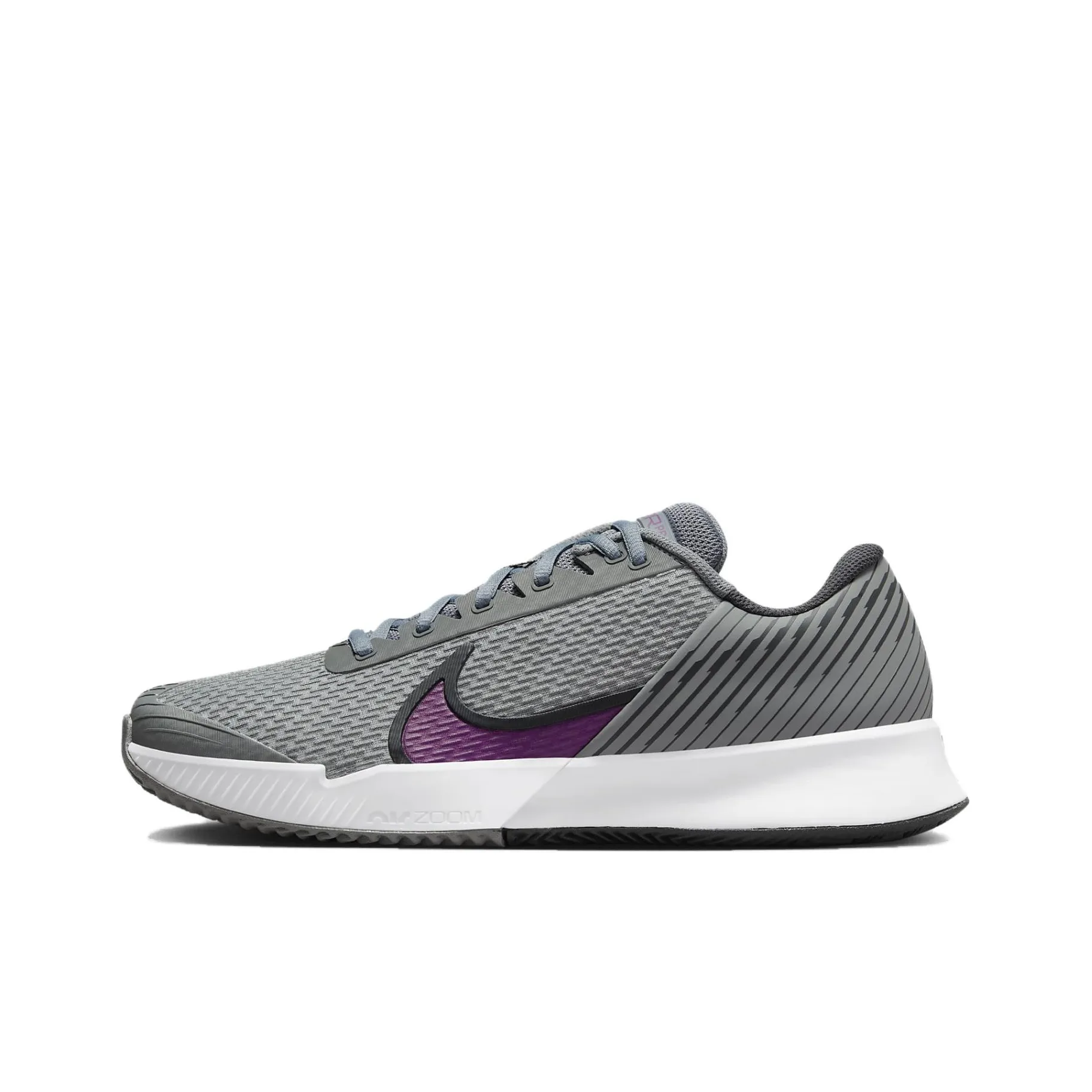 Nike Court Air Zoom Vapor Pro 2 Clay Smoke Grey Dark Smoke Grey Black Sangria