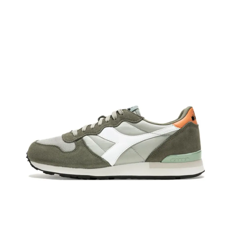 DIADORA Camaro Противоскользящие Устойчивые к истиранию Низкий Топ Повседневные Беговые кроссовки Унисекс Зеленый