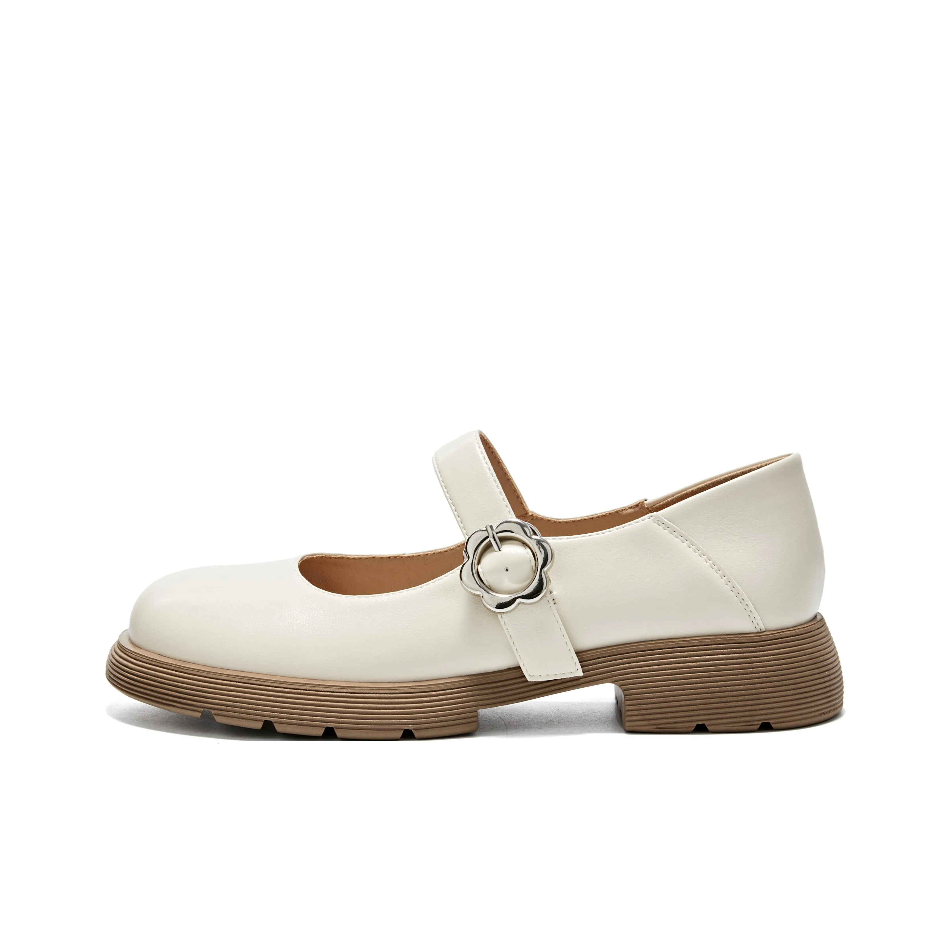 KEKAFU Квадратный каблук Mary Jane обувь 3,5 см женская