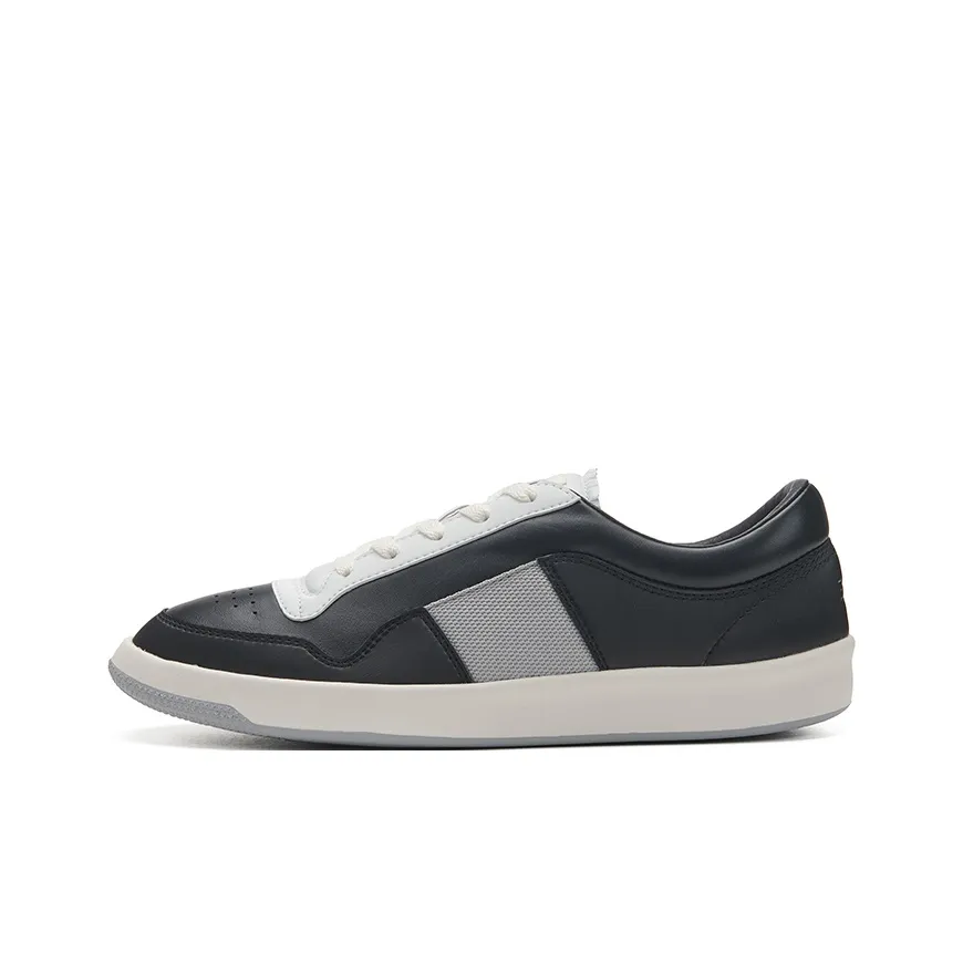 EQLZ EQUALIZER 1970 Low-Top Skateboard Shoes Unisex Concrete Black Made In USA Nappa Genuine Leather Lambskin