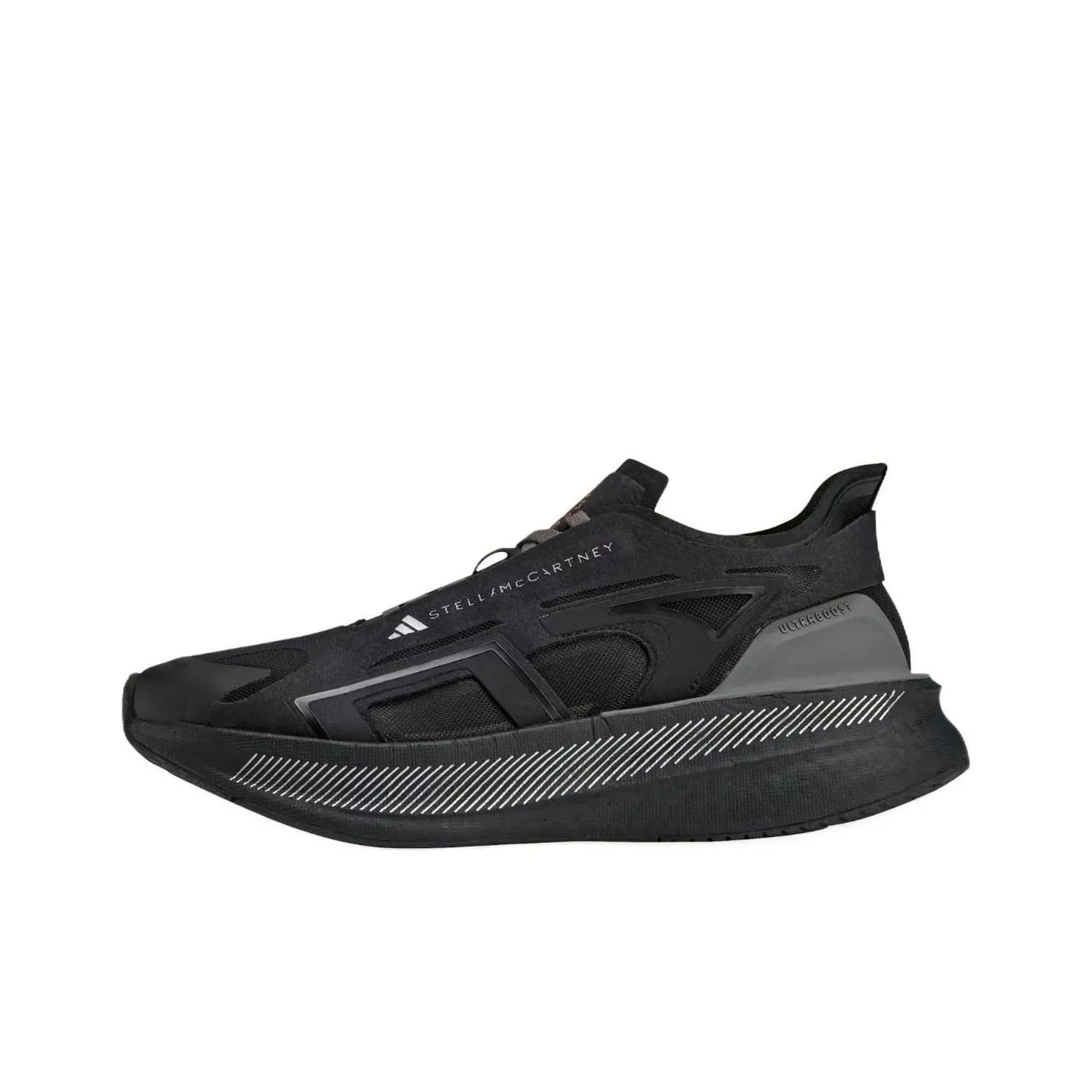 Adidas Ultra Boost 5 By Stella Mccartney Core Black Crew Orange Charcoal Women's
