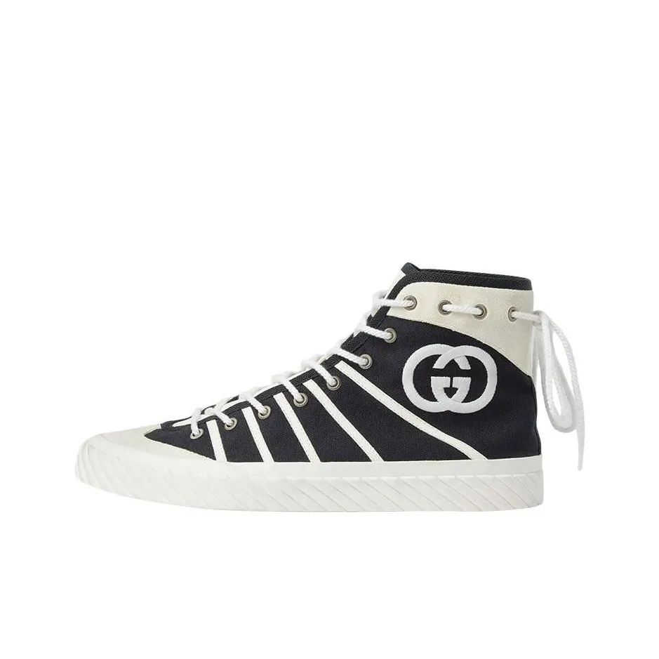 GUCCI Gg Tortuga High 'Black White'