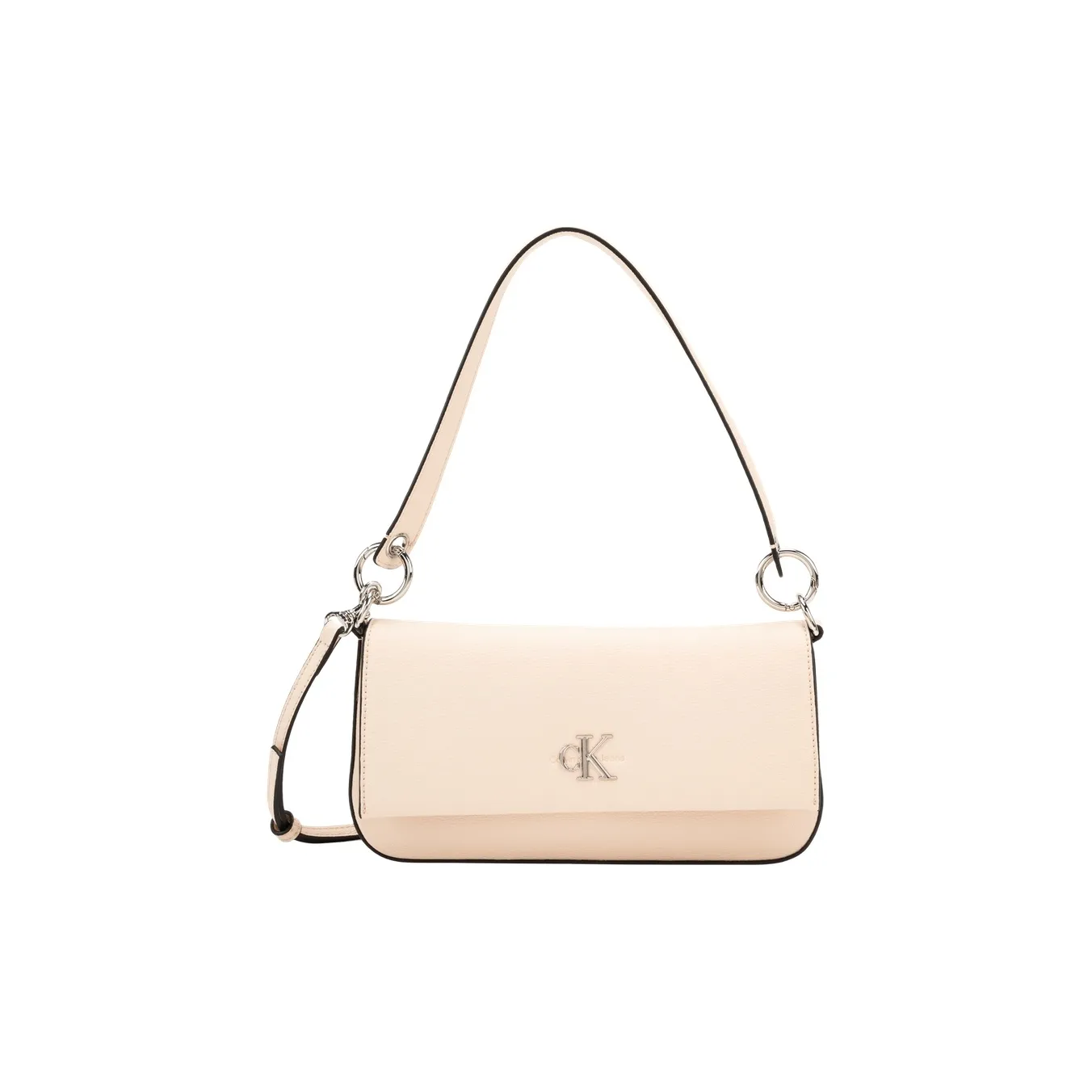 CALVIN KLEIN Синтетический материал Сумка через плечо Средняя Женское Яйцо Оболочка Желтый