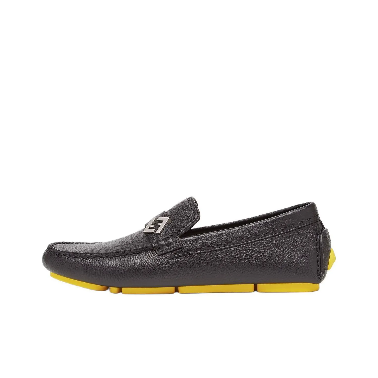 FENDI Ff Plaque Driving Loafers