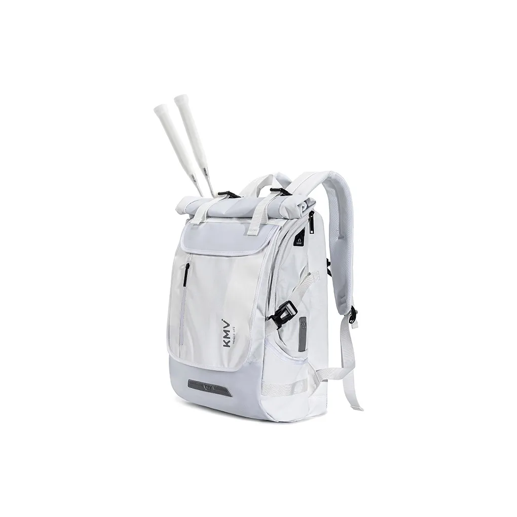 KMV Badminton Racket Bags 3 Pack Sporty Style Backpack Unisex Independent Shoe Compartment