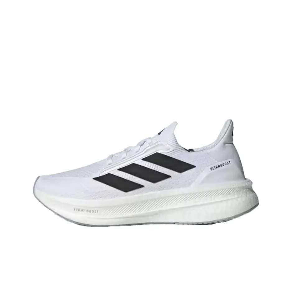 Adidas ULTRABOOST 5X Anti Slip Wear Resistant Low Top Running Shoes Men's White