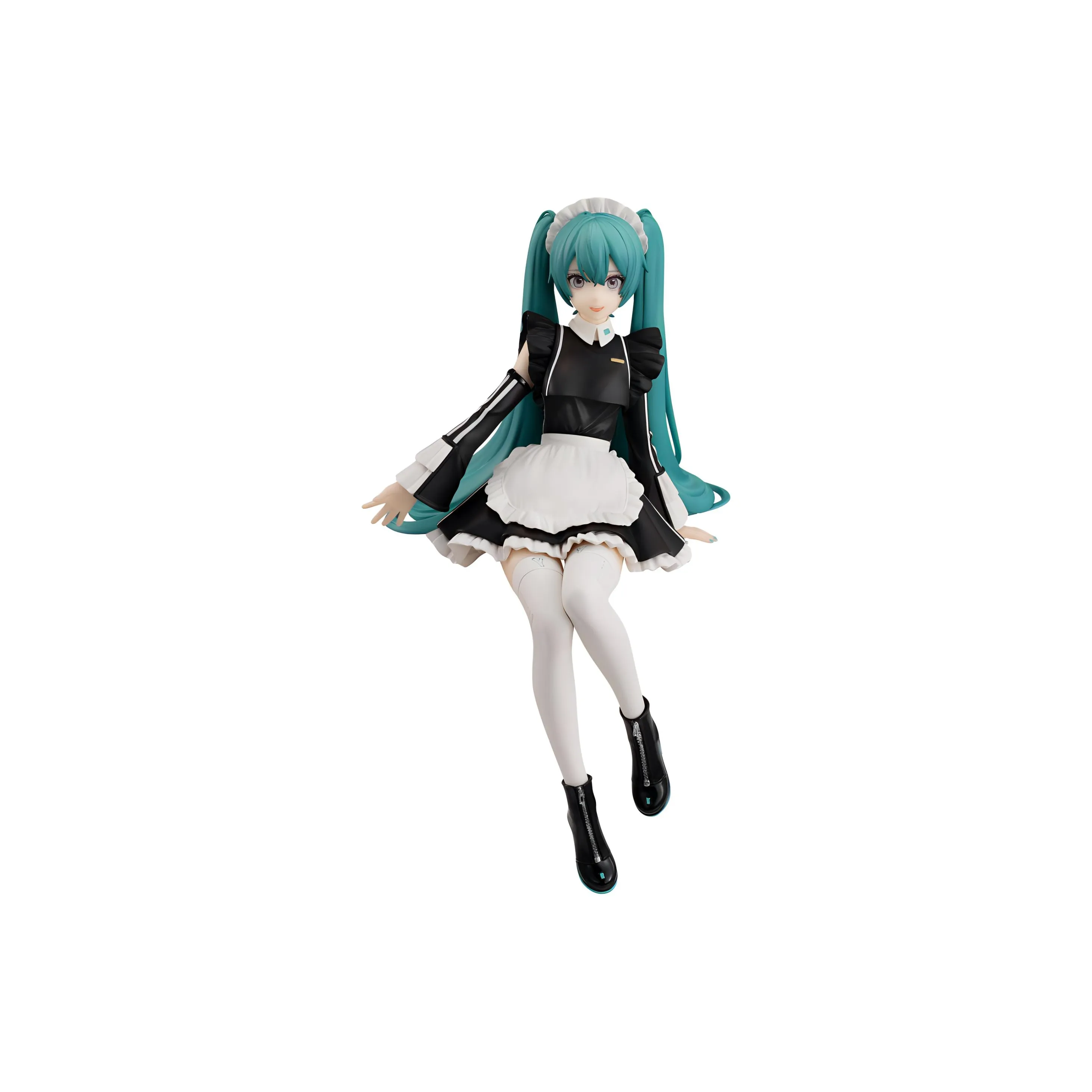 FURYU Hatsune Miku Vocaloid Maid Costume Noodle Press, Scale Figure Bonus Gifts Medium