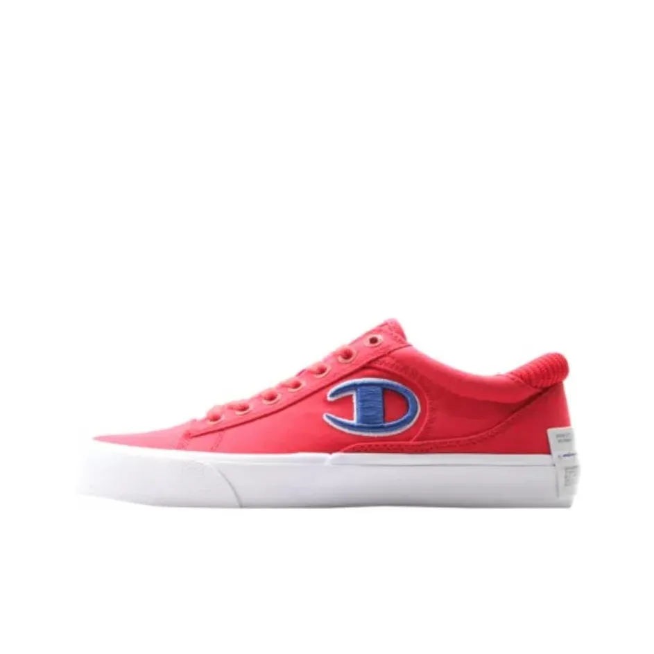Champion Abrasion Resistant Low Top Skateboard Shoes Men's Red