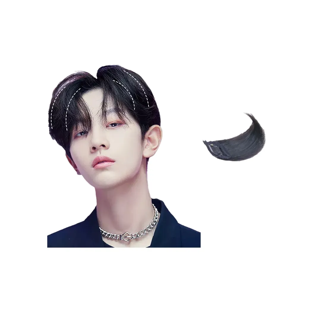 GLUNA Real Волосы Мужские Заколки для волос 2 шт