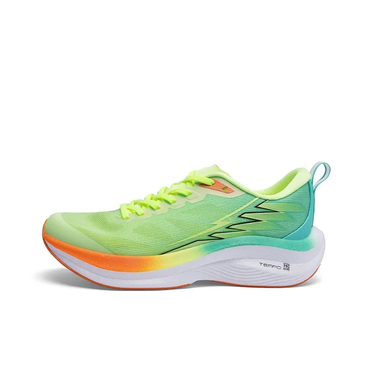 LPMX Popcorn Nylon Carbon Plate Training Body Exam Running Shoes Racing Low Top Running Shoes Men's Fruit Green