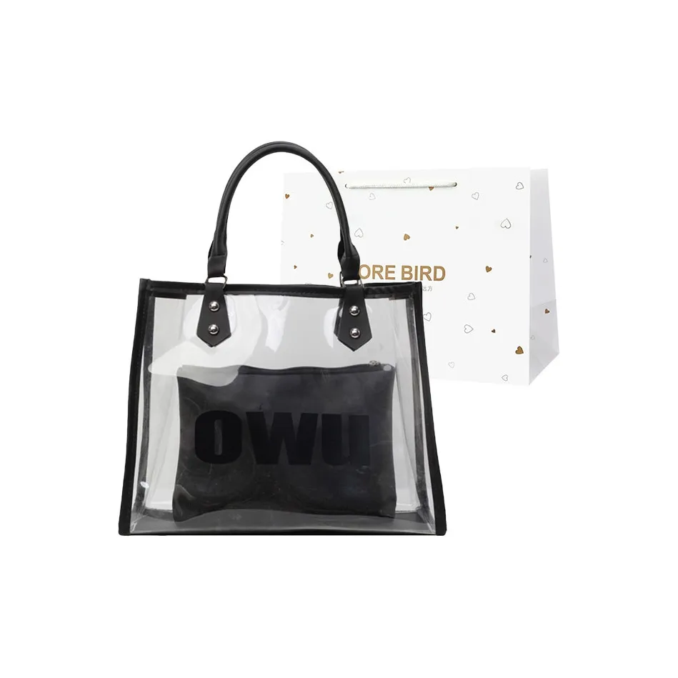 CORE BIRD PU Handbag Women's Transparent/Matte Edition