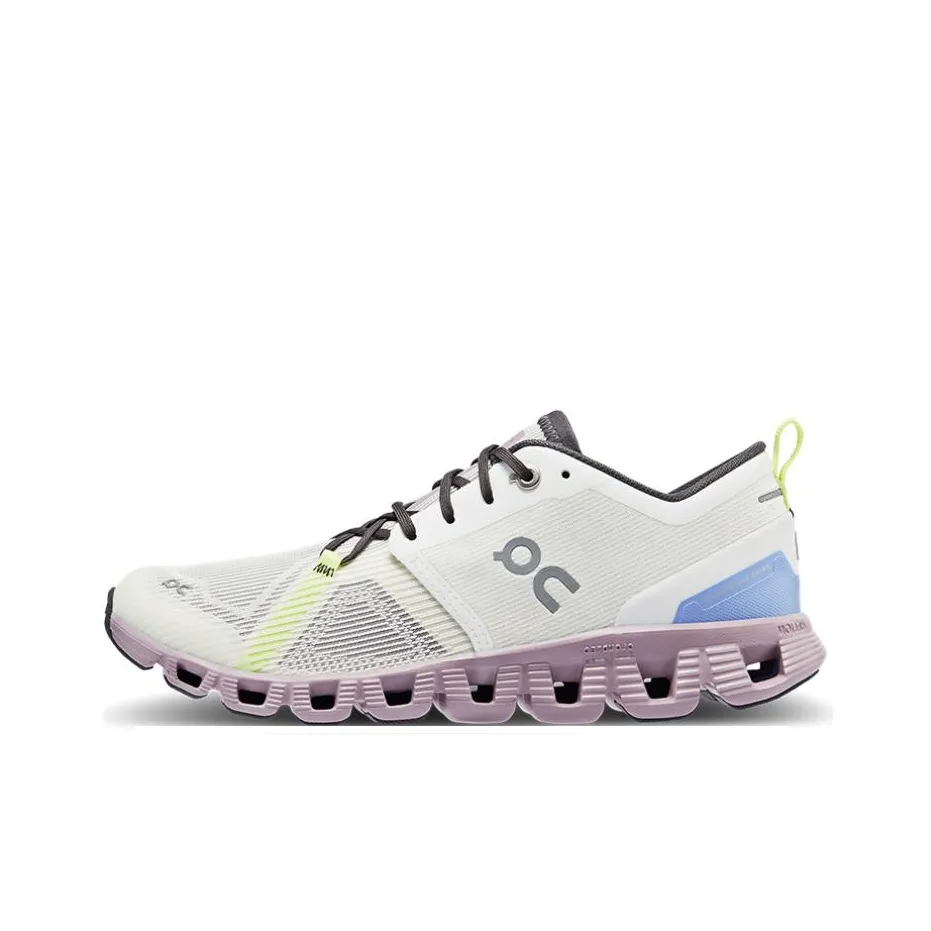On Cloud X 3 Shift Cushioning, Slip Resistant, And Abrasion Resistant Low Top Training Shoes Women's White Blue