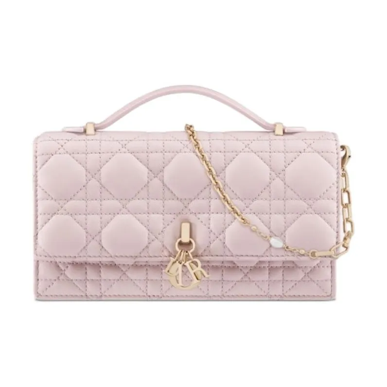 DIOR My Dior Lambskin Shoulder Bag, Crossbody Bag, Handbag Mini Women's Soft Pink