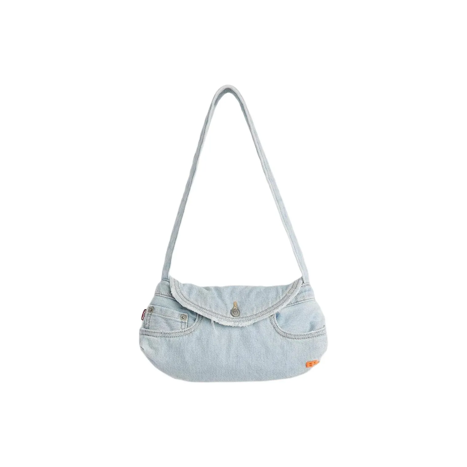 Levi's 100% хлопок с деним Сумка через плечо Женская Светлый Индиго