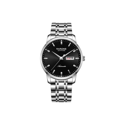 RARONE Механический Movement Мужские часы Freedom Series 41 мм Черные