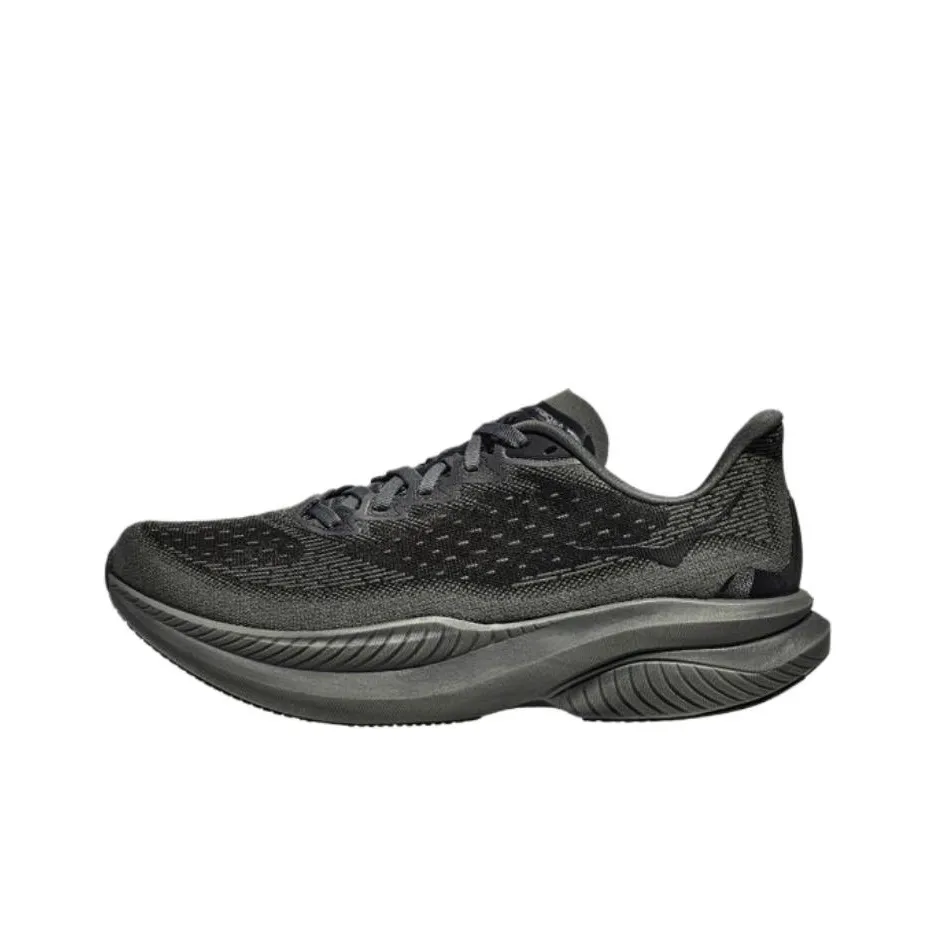 HOKA ONE ONE MACH 6 Anti Slip Wear Resistant Low Top Training Racing Running Shoes Men's Black