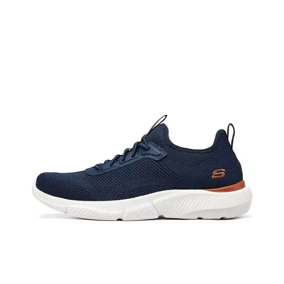SKECHERS MENS USA Низкий топ Повседневные Беговые кроссовки Мужские Морской синий