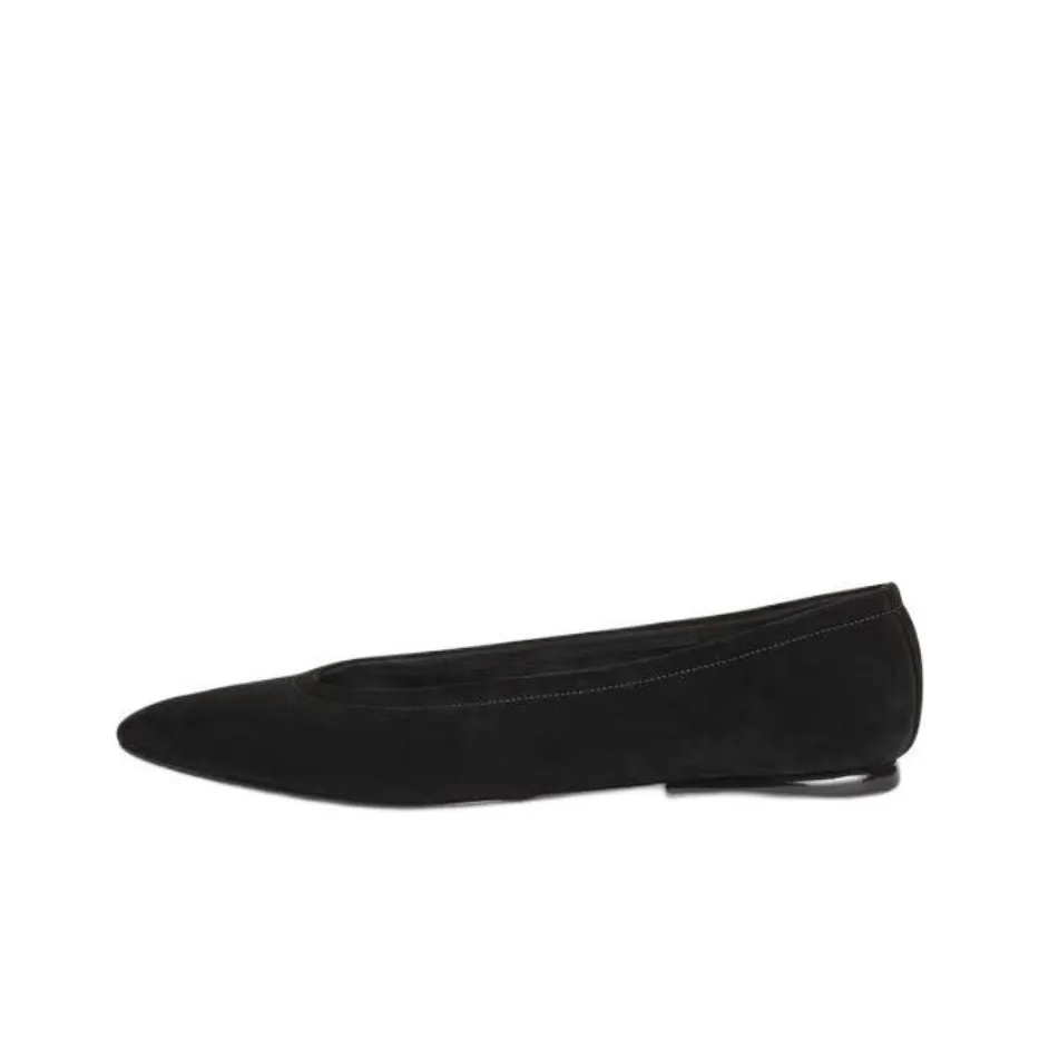 Loro Piana Primula Round Toe Slip On Flats Women's