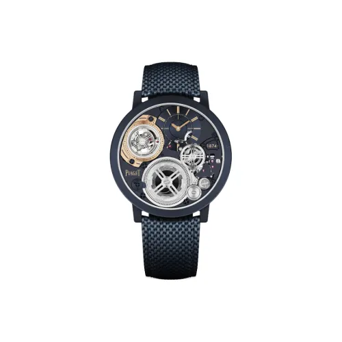 Piaget Ручной Механический Движение Мужские ALTIPLANO Часы 41,5 мм Синий
