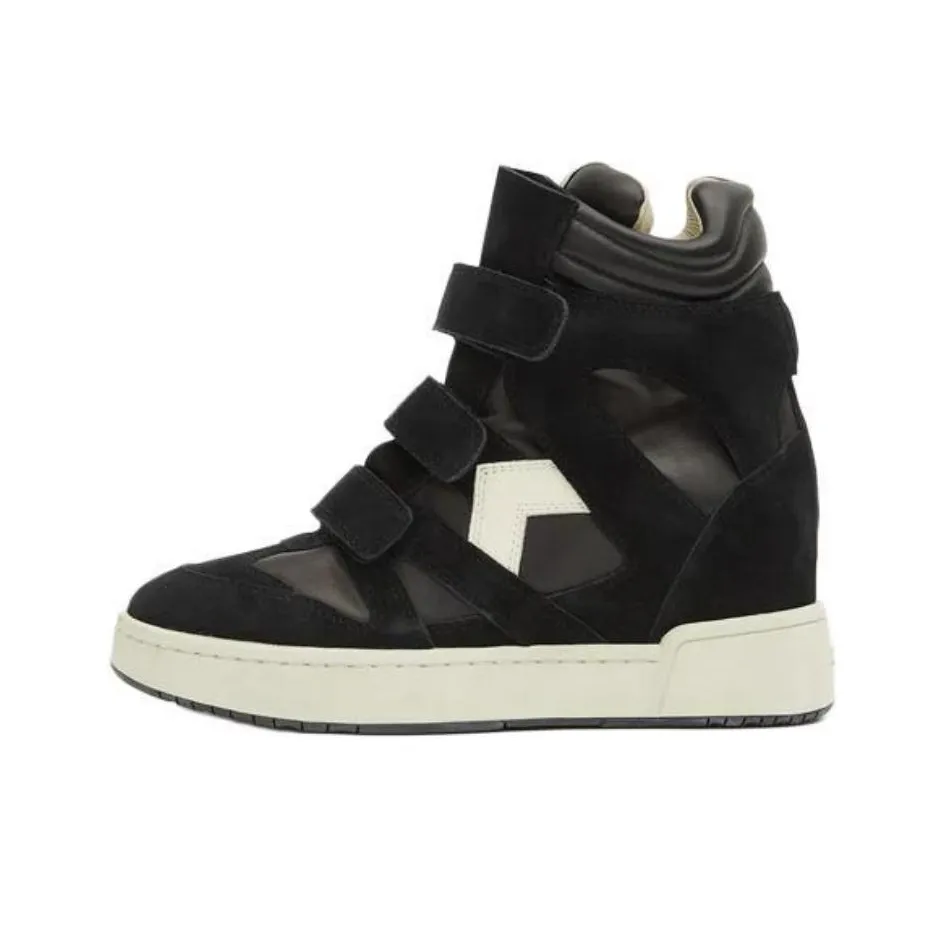 ISABEL MARANT IM3 High-Top Skateboard Shoes Women's Black