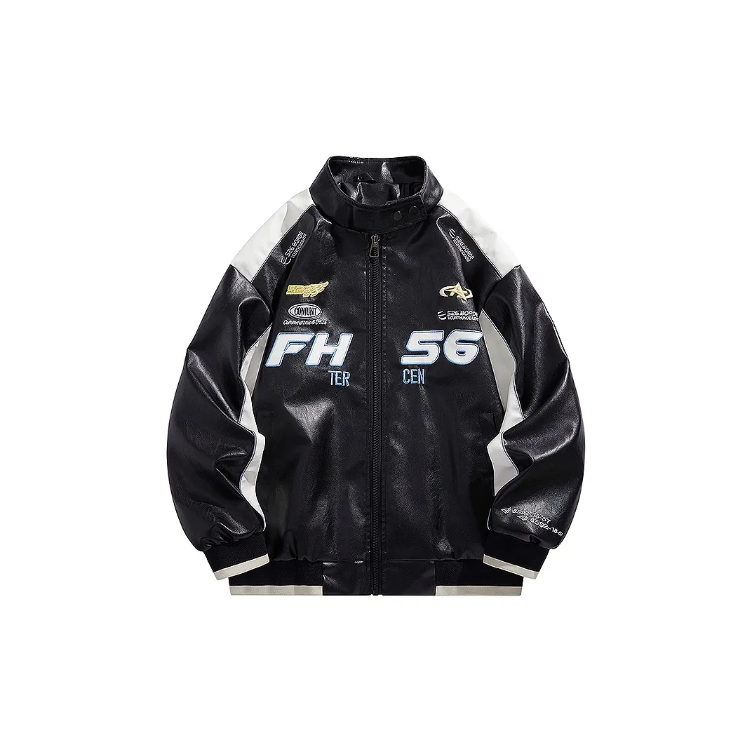 Riding Grams Biker Jacket PU Unisex Commute