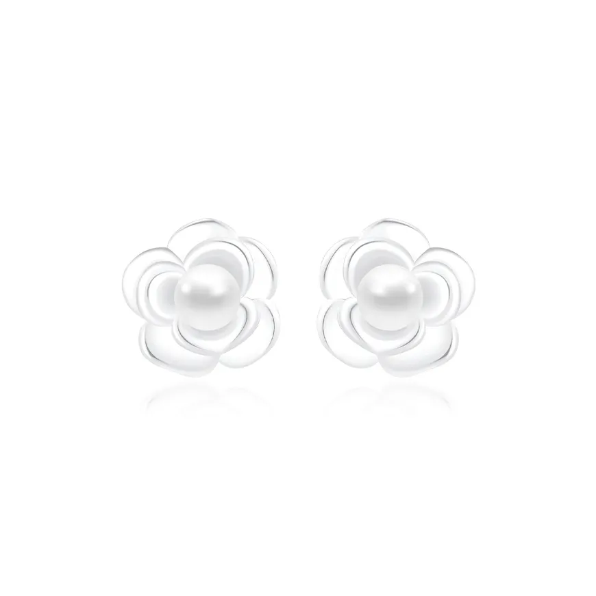 Thuban Ark Shell Pearl Stud Earrings Women's