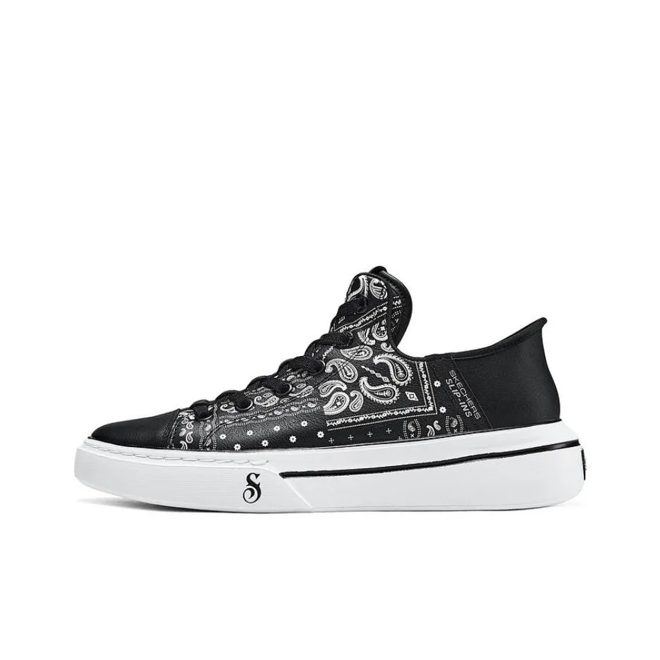 Skechers SNOOP Low Top Casual Shoes Men's Black