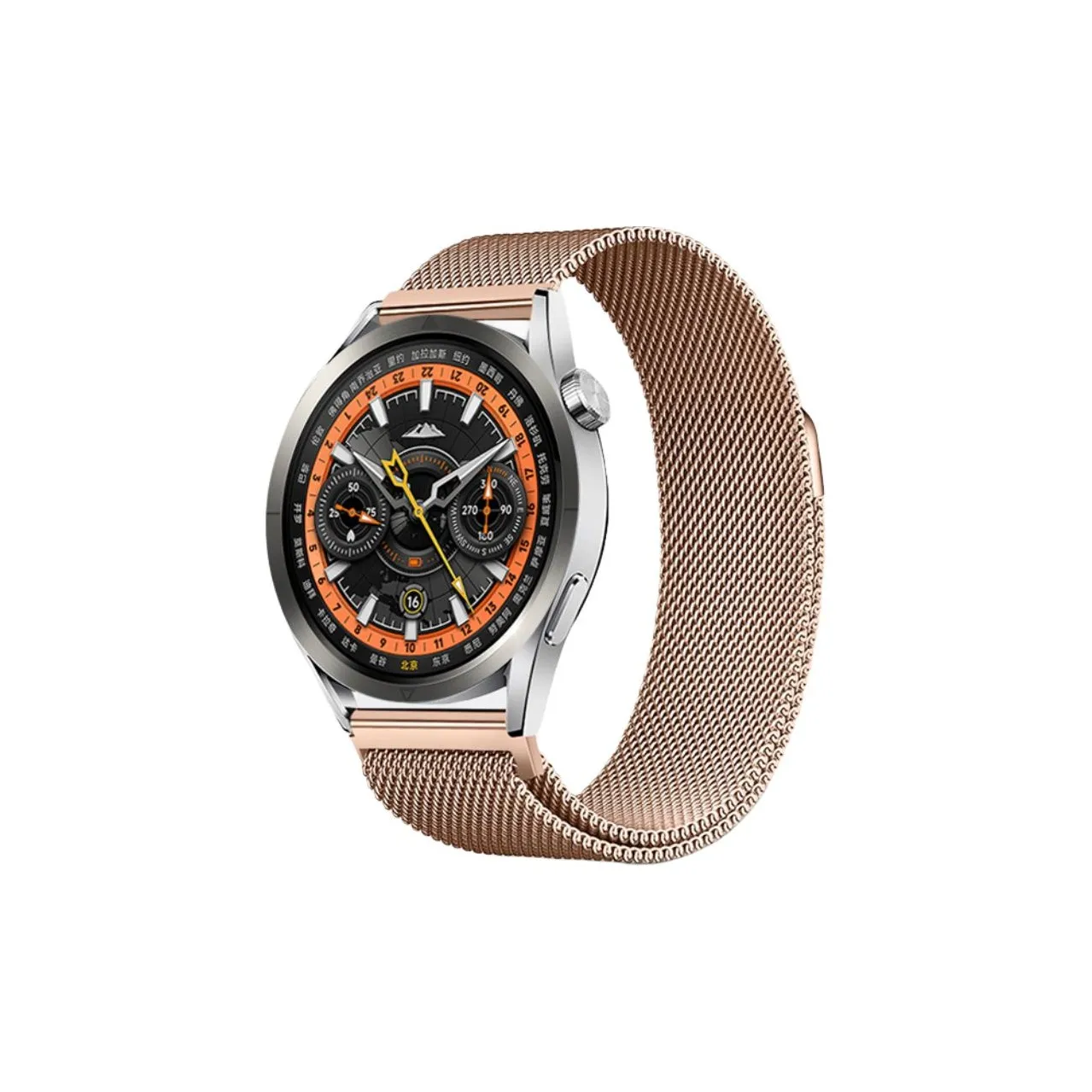 FZRT Xiaomi Compatibility Watch Band 22mm Stainless Steel Material