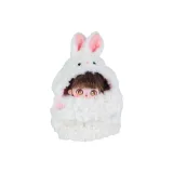 프라이드 토끼털 화이트 토끼 케이크 15cm + 토끼 코코아 2팩 세트 베드