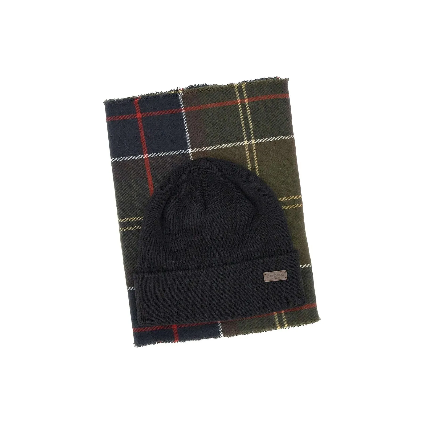 BARBOUR Хлопок Акриловые вязаные шарфы Мужской Темно-зеленый