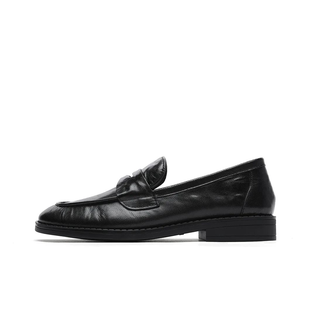 GOLDLION Loafers Women's Black/Light Brown