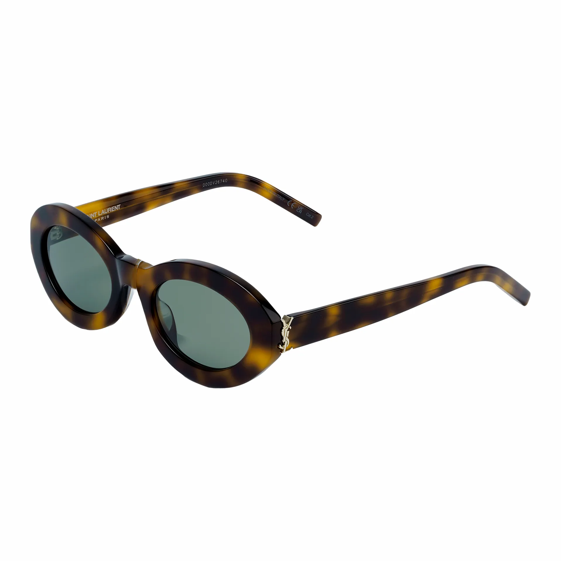 SAINT LAURENT Eyewear Oval Frame Sunglasses