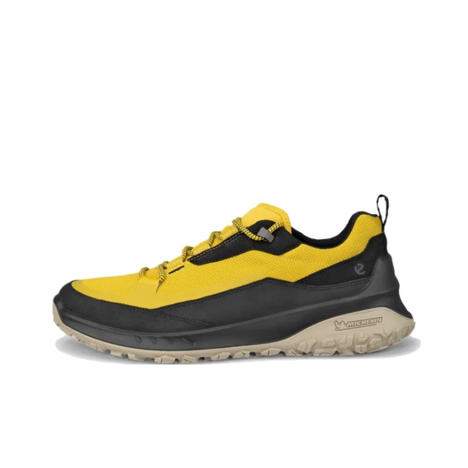 Ecco Casual Shoes Men's Black/Olive Oil