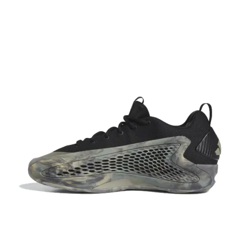 Adidas A.E. 1 Баскетбольные кроссовки Low Топ Rising Черный камуфляж Унисекс