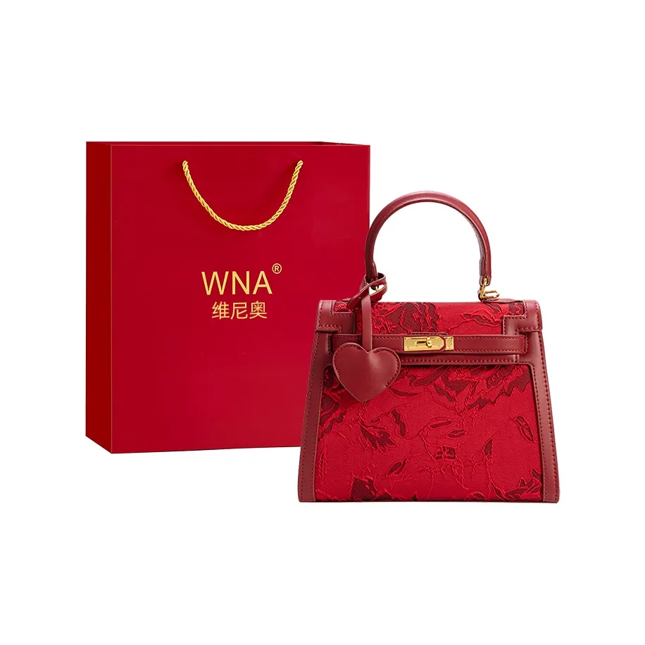 Vigno Сумка через плечо из синтетической кожи обычная женская красная