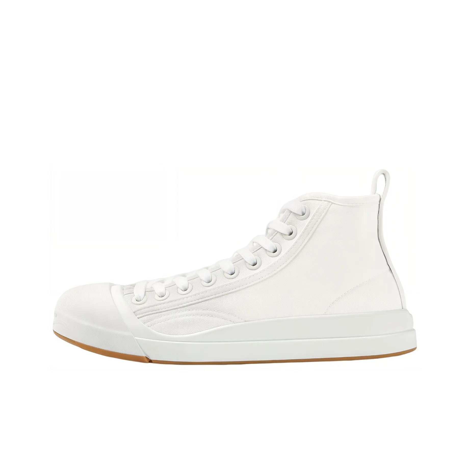 Bottega Veneta Vulcan Stylish Skateboarding Shoes Men's White