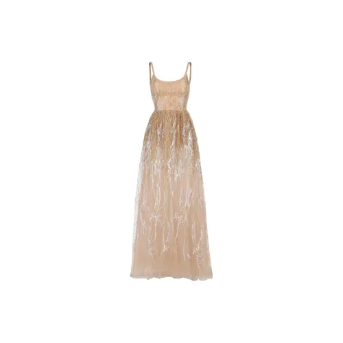 ELIE SAAB Кожа Женские Слиплатья